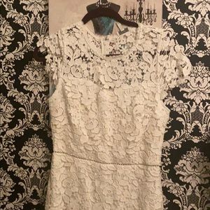 White lace dress from Nordstrom